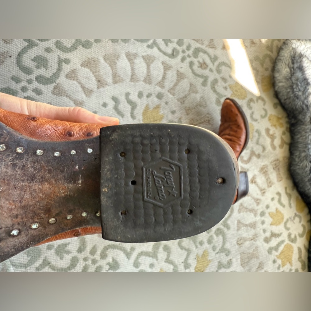 TONY LAMA Style # 8238 Full Quill Ostritch
Cowboy Boots Size 6 - Picture 4 of 8